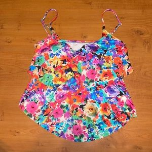 24th & Ocean Floral Swim Tankini Top